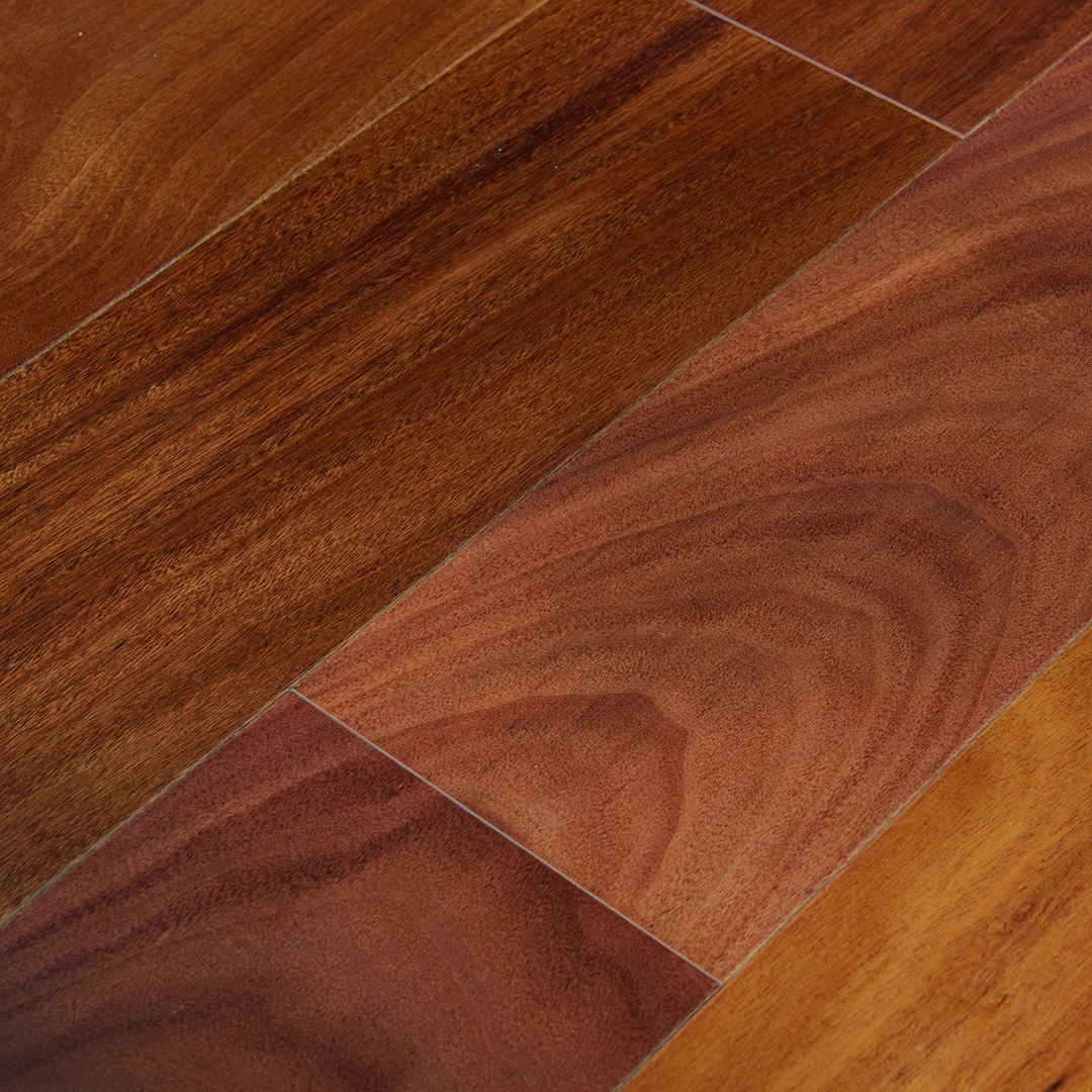 Santos Mahogany Natural 5” Engineered Hardwood Flooring | Modern Home